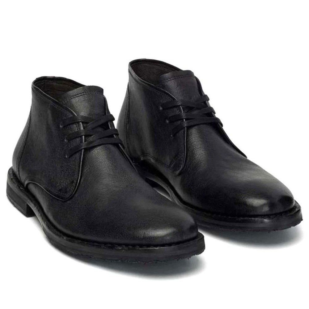 EUC John Varvatos Black Leather Chukka Boots